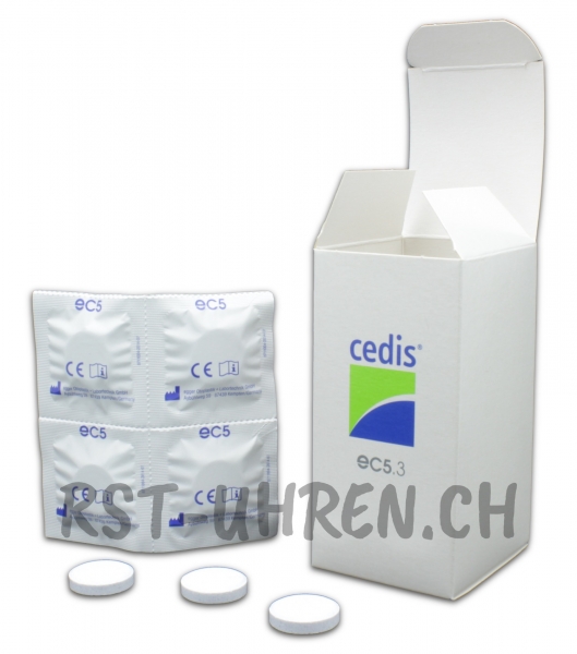 Cedis ec5.3 - Reinigungstabletten für Ohrpassstücke